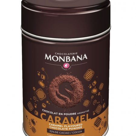 chocolat aromatisé caramel poudre monbana