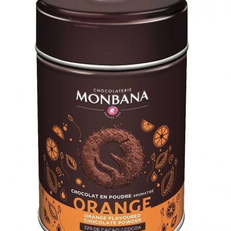 poudre chocolat aromatisé orange